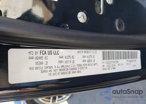 2016 Dodge Challenger R/T Plus z USA, uszkodzony, nr VIN 2C3CDZBT7GH137962